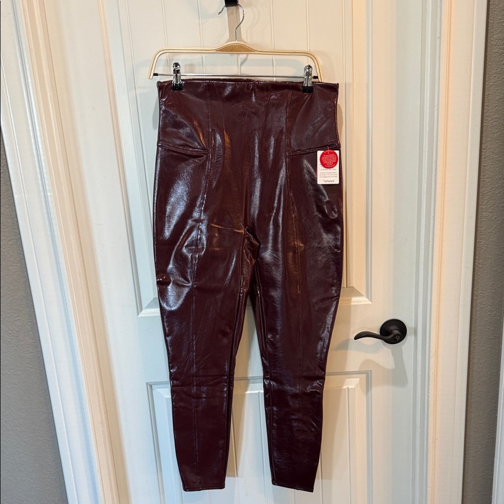 SPANX faux leather leggings